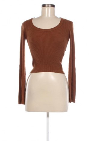 Дамски пуловер Even&Odd, Размер XS, Цвят Кафяв, Цена 25,30 лв.