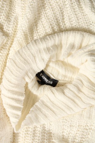 Дамски пуловер Express, Размер L, Цвят Бял, Цена 22,55 лв.