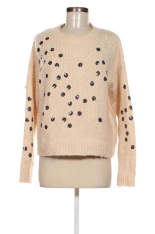 Γυναικείο πουλόβερ FRNCH, Μέγεθος S, Χρώμα  Μπέζ, Τιμή 13,19 €
