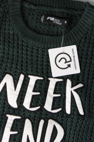 Дамски пуловер Fb Sister, Размер S, Цвят Зелен, Цена 15,95 лв.