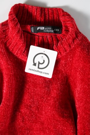 Pulover de femei Fb Sister, Mărime XXS, Culoare Roșu, Preț 57,23 Lei