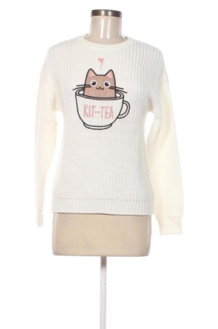 Дамски пуловер Fb Sister, Размер S, Цвят Бял, Цена 15,95 лв.