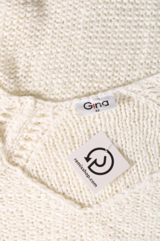 Дамски пуловер Gina, Размер L, Цвят Бял, Цена 15,95 лв.
