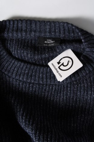 Дамски пуловер Gina Benotti, Размер XXL, Цвят Син, Цена 20,30 лв.