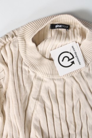 Γυναικείο πουλόβερ Gina Tricot, Μέγεθος L, Χρώμα  Μπέζ, Τιμή 9,19 €