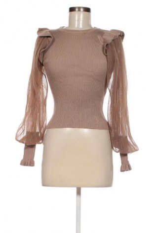 Дамски пуловер Giorgia, Размер M, Цвят Бежов, Цена 22,55 лв.