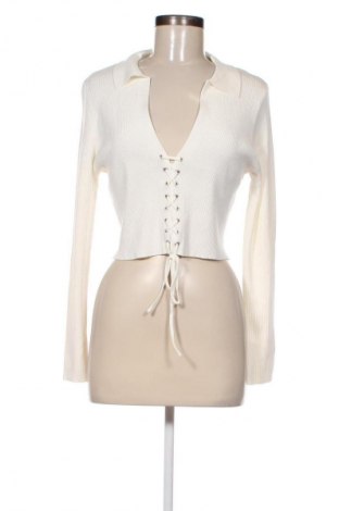 Γυναικείο πουλόβερ Glamorous, Μέγεθος L, Χρώμα Λευκό, Τιμή 47,94 €