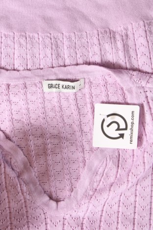 Γυναικείο πουλόβερ Grace Karin, Μέγεθος L, Χρώμα Βιολετί, Τιμή 7,29 €