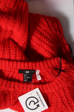 Dámsky pulóver H&M, Veľkosť S, Farba Červená, Cena  9,04 €