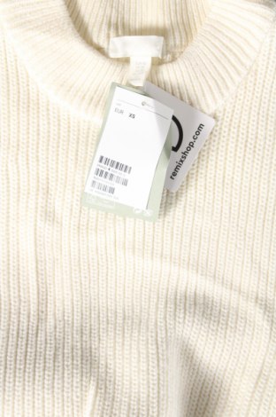 Dámsky pulóver H&M, Veľkosť XS, Farba Biela, Cena  10,43 €