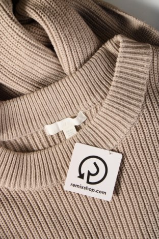 Дамски пуловер H&M, Размер XXL, Цвят Бежов, Цена 20,30 лв.