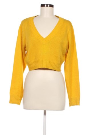 Дамски пуловер H&M Divided, Размер L, Цвят Жълт, Цена 15,95 лв.