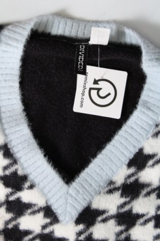 Дамски пуловер H&M Divided, Размер M, Цвят Многоцветен, Цена 12,60 лв.