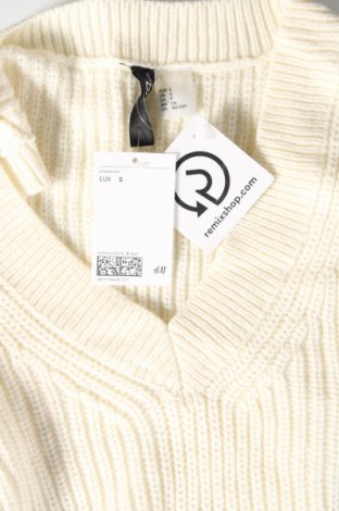 Γυναικείο πουλόβερ H&M Divided, Μέγεθος S, Χρώμα Λευκό, Τιμή 15,65 €