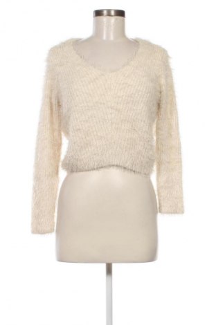 Дамски пуловер H&M Divided, Размер M, Цвят Екрю, Цена 29,00 лв.