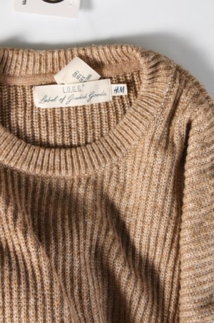 Női pulóver H&M L.O.G.G., Méret L, Szín Bézs, Ár 4 046 Ft