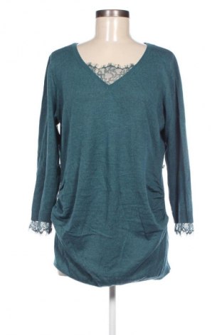 Дамски пуловер H&M Mama, Размер L, Цвят Зелен, Цена 29,00 лв.