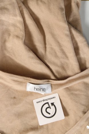Damenpullover Heine, Größe L, Farbe Beige, Preis 11,41 €