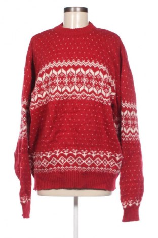 Дамски пуловер Hema, Размер XL, Цвят Червен, Цена 18,85 лв.