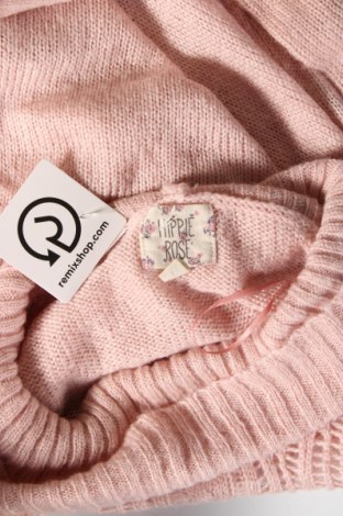 Дамски пуловер Hippie Rose, Размер L, Цвят Розов, Цена 11,60 лв.