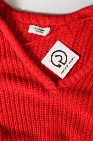 Дамски пуловер Jacqueline De Yong, Размер XS, Цвят Червен, Цена 15,95 лв.