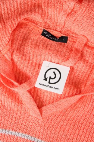 Дамски пуловер Jean Pascale, Размер L, Цвят Оранжев, Цена 15,95 лв.