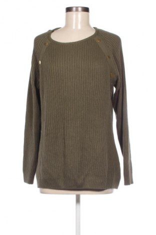 Γυναικείο πουλόβερ John Baner, Μέγεθος M, Χρώμα Πράσινο, Τιμή 9,87 €