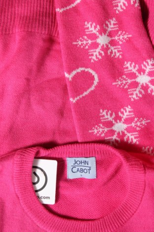 Pulover de femei John Cabot, Mărime L, Culoare Roz, Preț 52,46 Lei