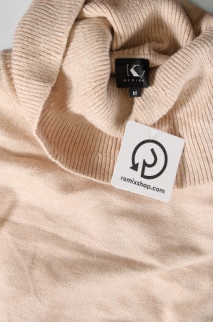 Damenpullover K design, Größe M, Farbe Beige, Preis 11,10 €