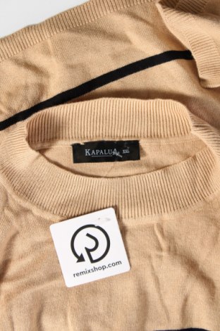 Γυναικείο πουλόβερ Kapalua, Μέγεθος XXL, Χρώμα  Μπέζ, Τιμή 12,56 €