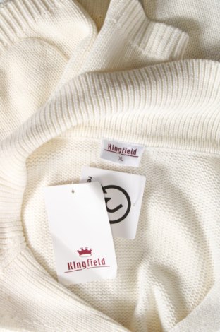Γυναικείο πουλόβερ Kingfield, Μέγεθος XL, Χρώμα Λευκό, Τιμή 17,64 €