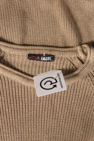 Дамски пуловер Lagos, Размер M, Цвят Бежов, Цена 24,20 лв.