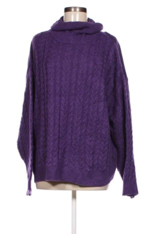 Γυναικείο πουλόβερ Laura Torelli, Μέγεθος XL, Χρώμα Βιολετί, Τιμή 11,66 €
