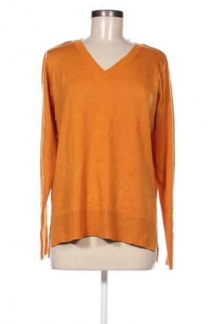 Дамски пуловер Laura Torelli, Размер M, Цвят Жълт, Цена 15,95 лв.