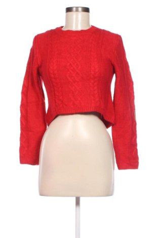 Дамски пуловер Love Tree, Размер S, Цвят Червен, Цена 15,08 лв.