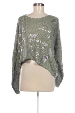 Дамски пуловер Made In Italy, Размер L, Цвят Зелен, Цена 15,95 лв.