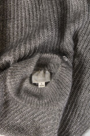 Γυναικείο πουλόβερ Made In Italy, Μέγεθος L, Χρώμα Γκρί, Τιμή 7,18 €