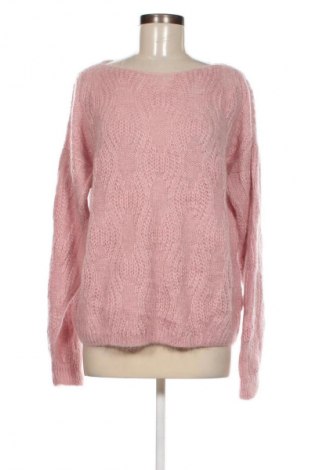 Дамски пуловер Made In Italy, Размер M, Цвят Розов, Цена 15,95 лв.