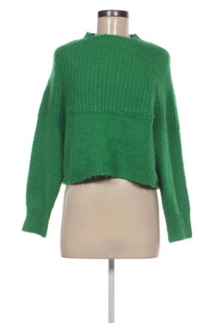 Дамски пуловер Mango, Размер XS, Цвят Зелен, Цена 14,85 лв.