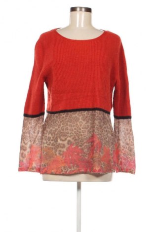 Дамски пуловер Marc Cain, Размер L, Цвят Червен, Цена 164,00 лв.