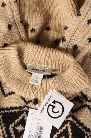Дамски пуловер Monki, Размер S, Цвят Бежов, Цена 30,80 лв.