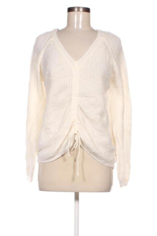 Дамски пуловер Moral Fiber, Размер L, Цвят Бял, Цена 23,92 лв.