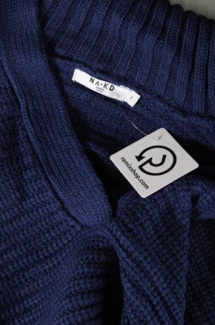 Дамски пуловер NA-KD, Размер S, Цвят Син, Цена 22,55 лв.
