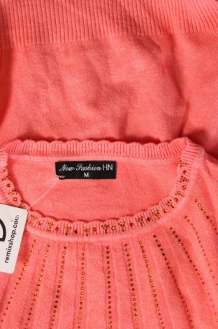 Γυναικείο πουλόβερ New Fashion, Μέγεθος M, Χρώμα Ρόζ , Τιμή 9,53 €