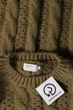 Дамски пуловер ONLY, Размер L, Цвят Зелен, Цена 14,04 лв.