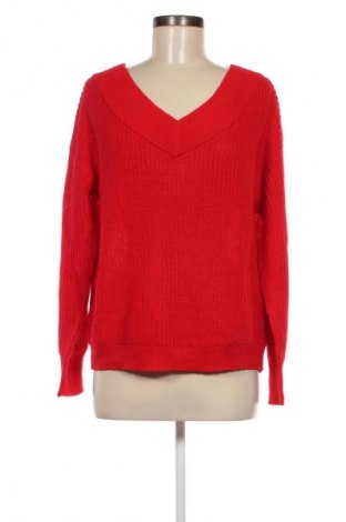 Дамски пуловер ONLY, Размер L, Цвят Червен, Цена 14,85 лв.