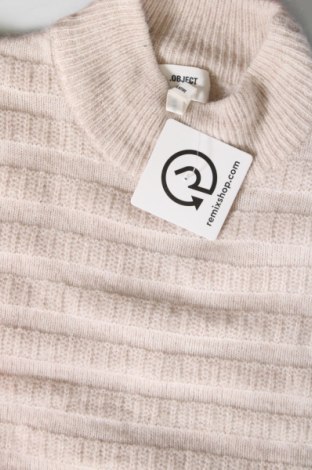 Γυναικείο πουλόβερ Object, Μέγεθος S, Χρώμα Εκρού, Τιμή 13,95 €
