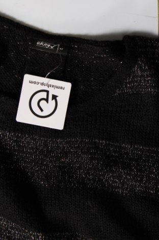 Дамски пуловер Okay, Размер L, Цвят Черен, Цена 15,95 лв.