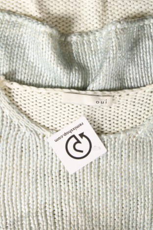 Дамски пуловер Oui, Размер S, Цвят Зелен, Цена 38,44 лв.