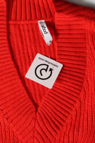 Дамски пуловер Page One, Размер M, Цвят Червен, Цена 14,50 лв.